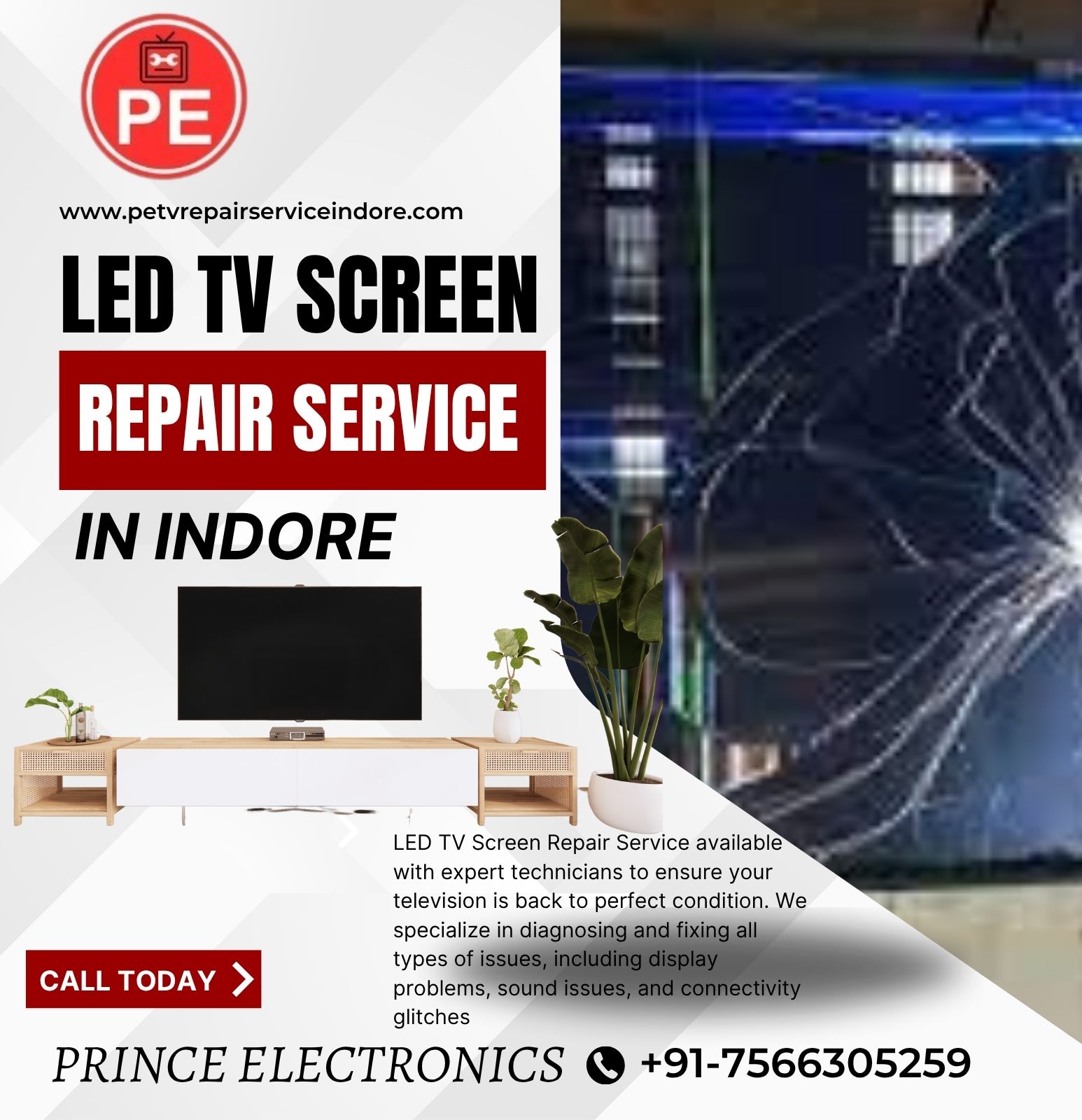 LED TV Screen Repair Services in Indore